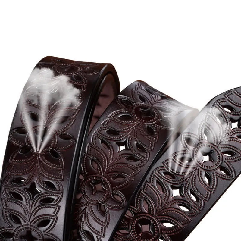 Women's Exquisite Fashion Accessory Hollow Out Leather Belt